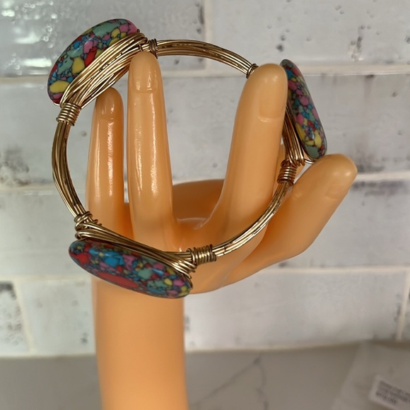 Lots of Beautiful Pastel Colors on this Handmade Bracelet - Picture 7 of 7